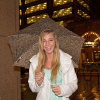 Gorgeous girl Kendra Sunderland knows its forbidden to flash pussy and nipples