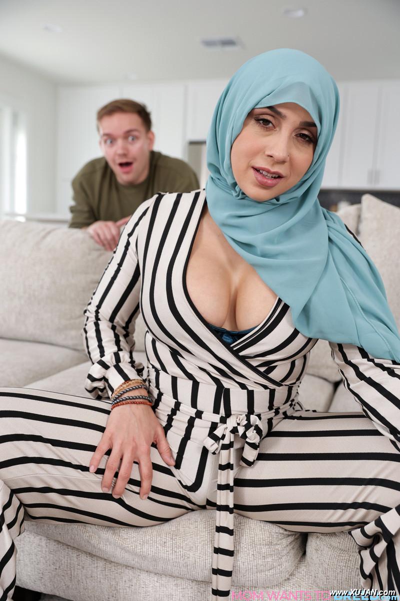 Busty Muslim mom Lilly Hall sports a creampie after a banging a boy - Photo #315018