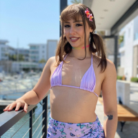 Tommy King models a bikini at a marina before an ass licking BJ and fucking