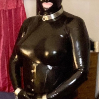 Aussie syn rubber catty hood retine salor mini kisashrjazgest