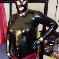 Aussie syn rubber catty hood retine salor mini kisashrjazgest