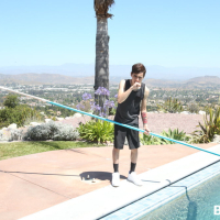 Curvy MILF Aubrey Black Make Out With The Pool Boy