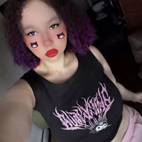 Cute Pretty Goth Girl Vanil