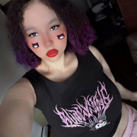 Cute Pretty Goth Girl Vanil