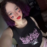 Cute Pretty Goth Girl Vanil
