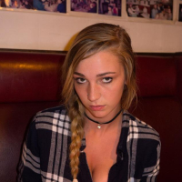 Blonde teen Kendra Sunderland has some fun around town