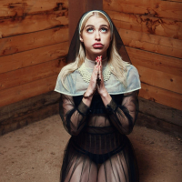 Sinful nun Chloe Cherry gets plundered hard in wild MMF threesome banging