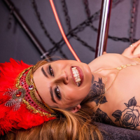 Tattooed beauty Vanessa Vega enjoys a wild ride on a big shaft