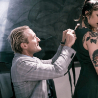 Filthy tattooed student Vanessa Vega fucks her professor in the classroom