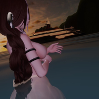 Erina Lilly on the beach