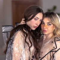 Lovely teens Demi Hawks Tiana Blow enjoys sharing dick in FFM threesome