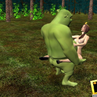 Shrek bangs princess and Rough sex with Snow White