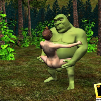 Shrek bangs princess and Rough sex with Snow White