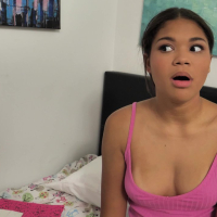 Michelle Anderson enjoys stepbrothers white meat