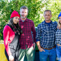 JC Wilds and Marilyn Johnson swapping stepdads cock on camping trip