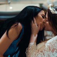 Super hot girls Alex Coal and Bunny Colby having a lesbian affair