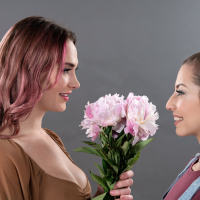 Lustful babes Spencer Bradley and Siri Dahl in passionate lesbian sex scene