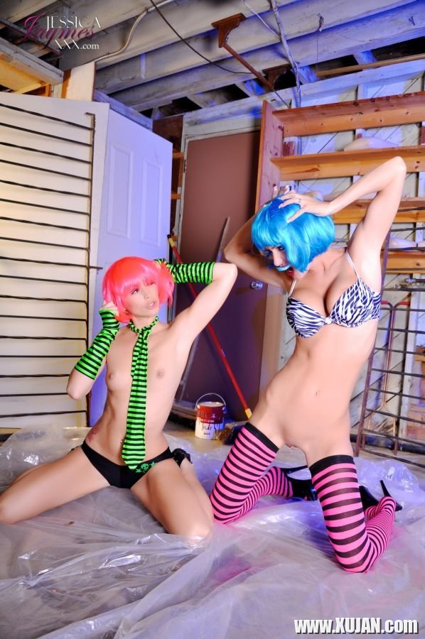 GirlGirl Jessica Jaymes and Monique Alexander get nasty in colorful wigs - Photo #467883