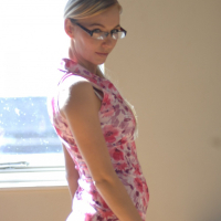 Hot teacher Hayley Marie Coppin stripping on the table