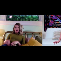 Mona Wales masturbates with Morgan Rain on cams