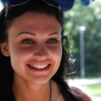 Pornstar with a beautiful face Aletta Ocean has a walk with a friend