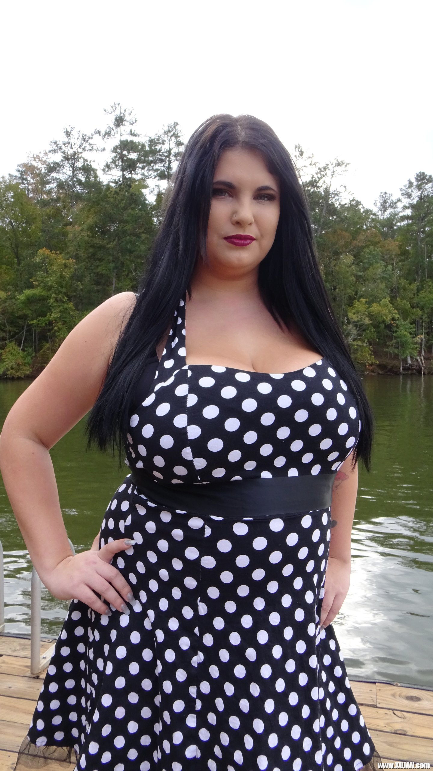 Mischievous Kitty likes to Strip and Pose Outdoors - Photo #477085