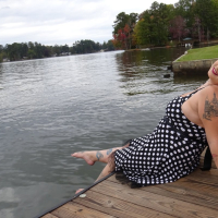Mischievous Kitty likes to Strip and Pose Outdoors