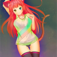Deep Space Waifu Nekomimi Mary Katty