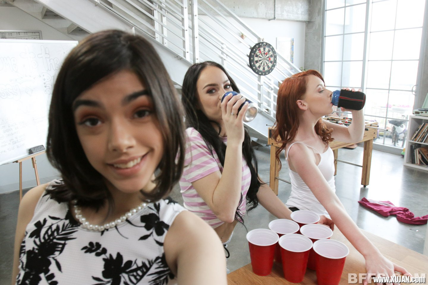 Athena Rayne Kylie Martin and Harmony Wonder sharing one big cock - Photo #481187