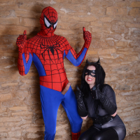 Batgirl Harmony Reigns gets fucked by SpiderMan