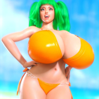 Heavy Breasted Bikini Babe Ember