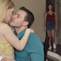 Cock hungry hotties Emma Starletto and Winter Jade turn their study group into a hot and hardcore threesome