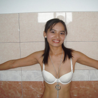 Adorable babe with tiny tits Lana Lane stripping in the bath