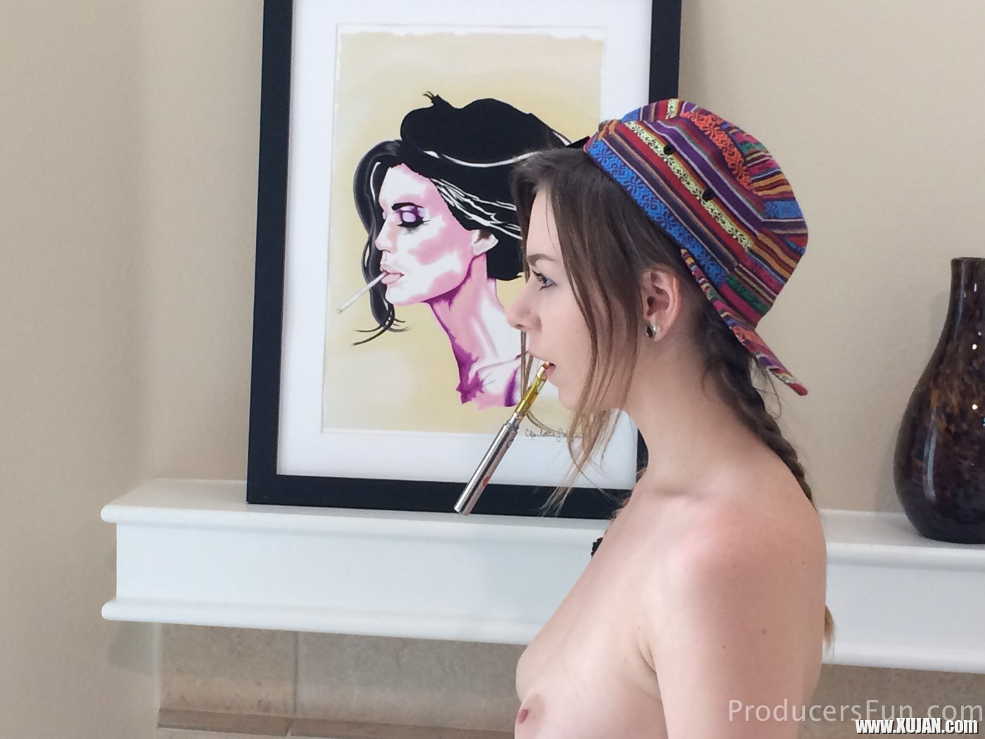 Teen babe Alex Blake performs some sexy poses for the lucky cameraman - Photo #513222