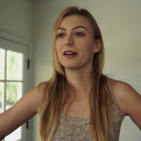 Blonde Alexa Grace takes cum on her tiny boobs