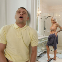 German stepmom Blondie Bombshell heals a fresh dick