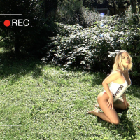 Busty blonde Misha Maver gets her pussy licked and dicked outdoors