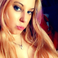 Busty slut Maliah enjoys drooling on a hard dick in POV