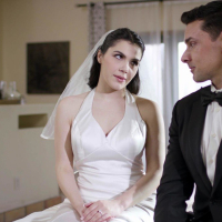 Cock hungry bride Valentina Nappi gets her pussy licked and dicked