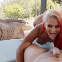 Wild bitch Phoenix Marie having anal fucking after the car wash