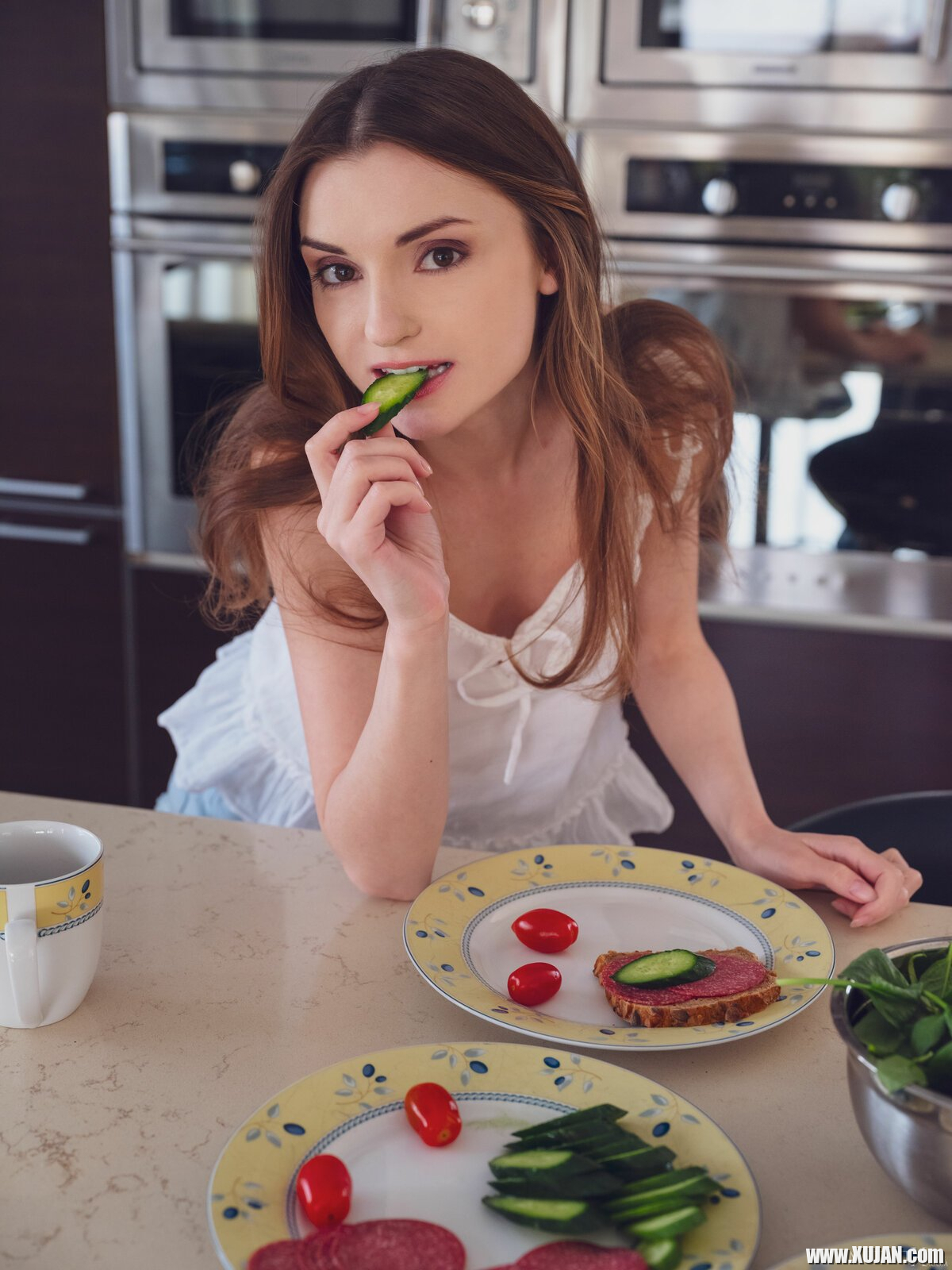 Beauriful young Monika May strips and masturbates - Photo #532951