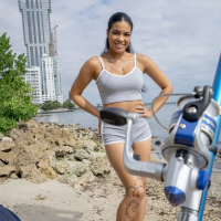 Exotic beauty Maya Farrell seduces and fucks some lucky fisherman