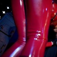 Blonde fetish MILF in latex outfit Diana Doll gets pounded hardcore