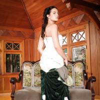 Pornstars Magdalene St Michaels Elexis Monroe strip off vintage clothing