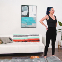 Kinky bitch Eve Marlowe gets a massage package from her hot neighbor