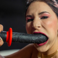 Horny Ellen Betsy takes on a Dildo and a long Dick