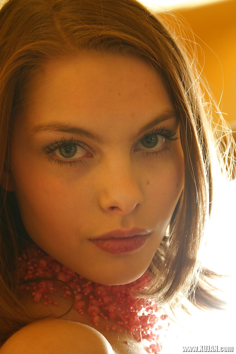 Brunette Lili posing in a kitchen - Photo #544606