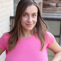 Busty brunette girl Josephine Jackson pleases her cunt with a pink vibrator