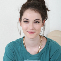 Brunette girl next door Emily Grey toys twat
