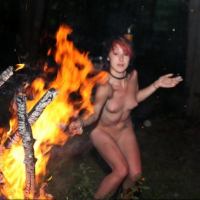 Collection of a wild scene babe fully naked outdoors